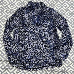 Cuddl Duds Girls Small Fleece Shirt with Pocket and Thumb Holes 1/4 zip